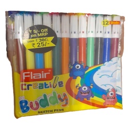 Flair Creative Buddy Sketch Pen - 12 Shades